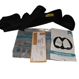 Yosoo Back Posture Corrector Adult Medium, Large In Chest Circumference Black